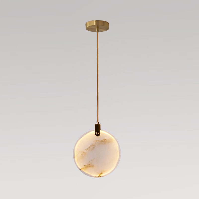 Soft Ambient Glow Alabaster Pendant Light